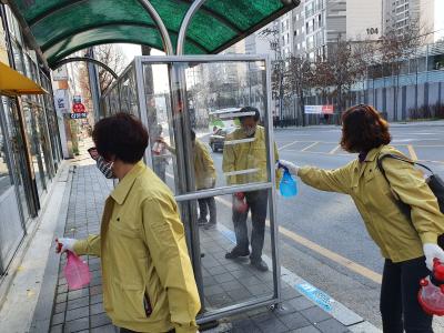 코로나19대응 통장단 방역봉사